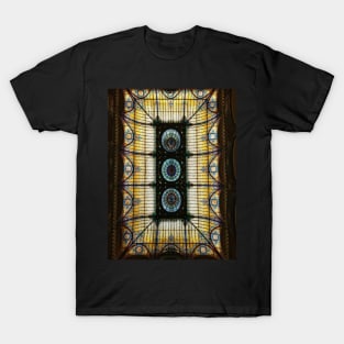Stained Glass Gran Hotel Ciudad de Mexico T-Shirt